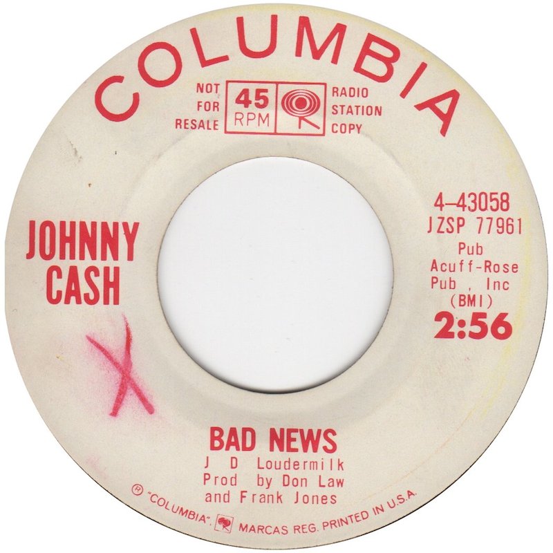 Bad News Johnny Cash