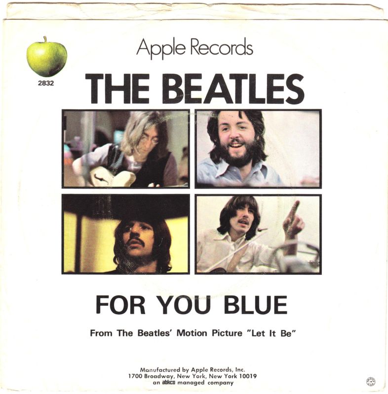 For You Blue The Beatles
