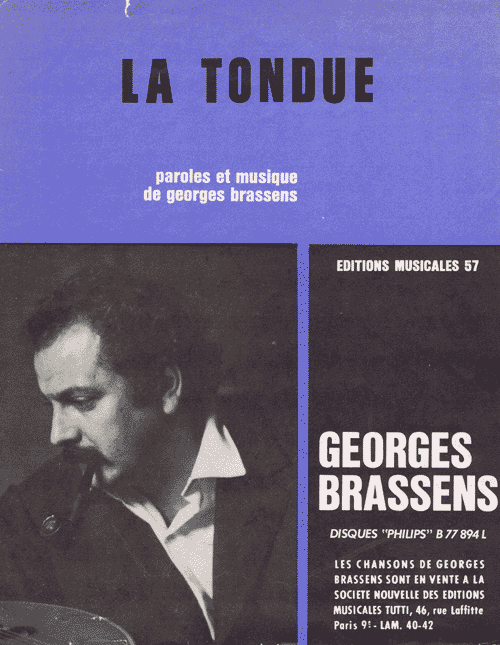 La tondue Georges Brassens